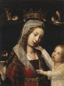 Madonna with the Child, 1550. Creator: Jan Provoost