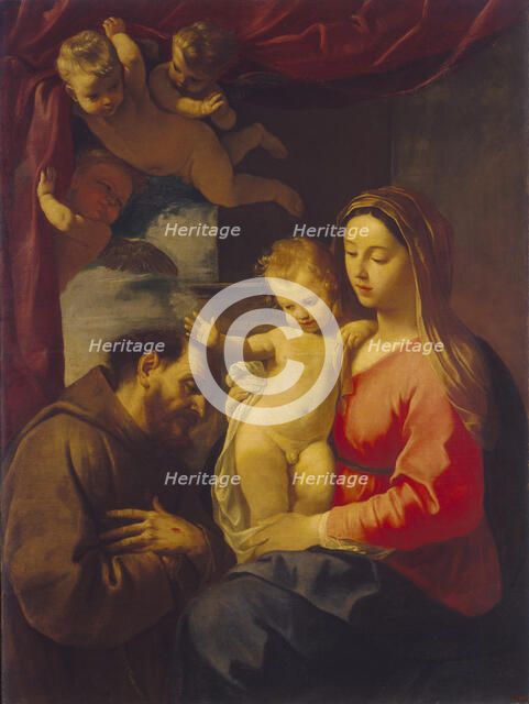 Madonna with the Child and Saint Francis of Assisi, 1645-1648.