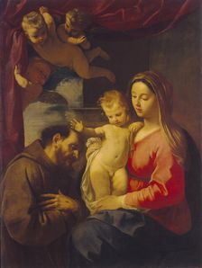 Madonna with the Child and Saint Francis of Assisi, 1645-1648