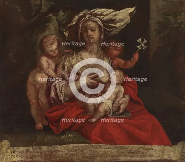 Madonna with the Child Jesus, probably first half of 17th century. Creator: Unknown.
