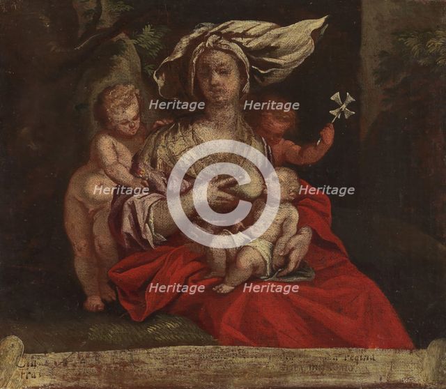 Madonna with the Child Jesus, probably first half of 17th century. Creator: Unknown.