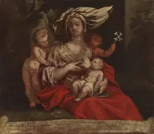 Madonna with the Child Jesus, probably first half of 17th century. Creator: Unknown