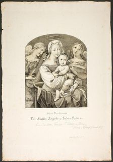 Madonna with the Christ Child, 1826. Creators: Franz Johann Heinrich Nadorp, Virgin Mary