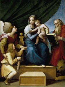 Madonna with the Fish. Artist: Raphael (1483-1520)