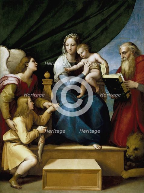 Madonna with the Fish. Artist: Raphael (1483-1520)