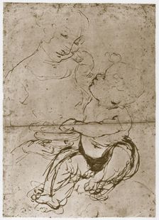 Madonna with the Fruit-Plate 1480-82. Artist: Leonardo da Vinci