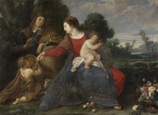 Madonna with the Infant Saint John the Baptist and Elisabeth. Creator: Theodoor Rombouts