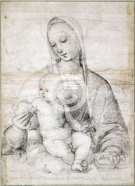 Madonna with the Pomegranate, c. 1504. Artist: Raphael (1483-1520)