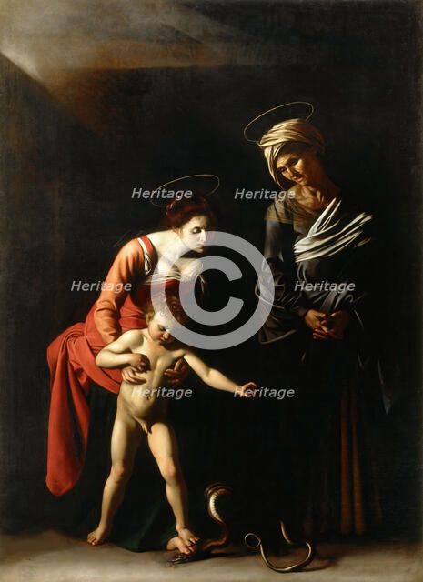 Madonna with the Serpent (Madonna dei Palafrenieri), 1605-1606.