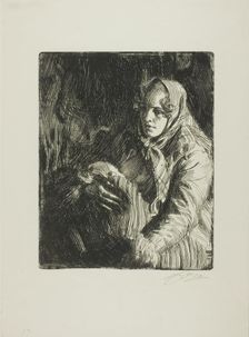 Madonna (A Mother), 1900. Creator: Anders Leonard Zorn