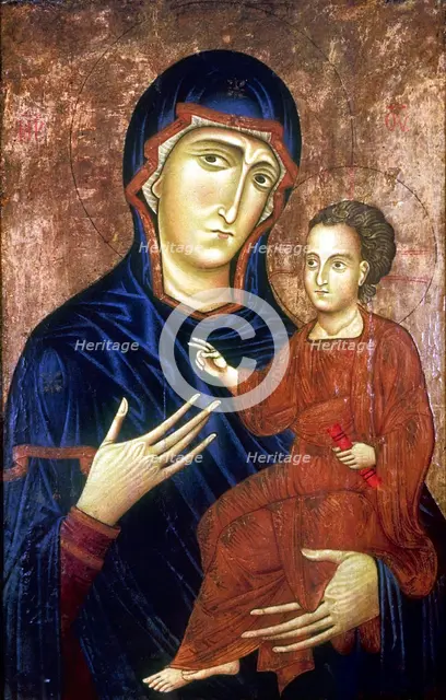 'Madonna and Child', 1230. Artist: Barone Berlinghier