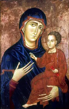 Madonna and Child 1230. Artist: Barone Berlinghier