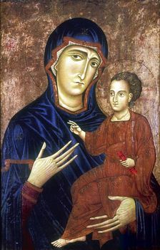 Madonna and Child 1230. Artist: Barone Berlinghier