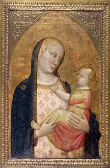 Madonna and Child, 1345-1349. Creator: Workshop of Bernardo Daddi
