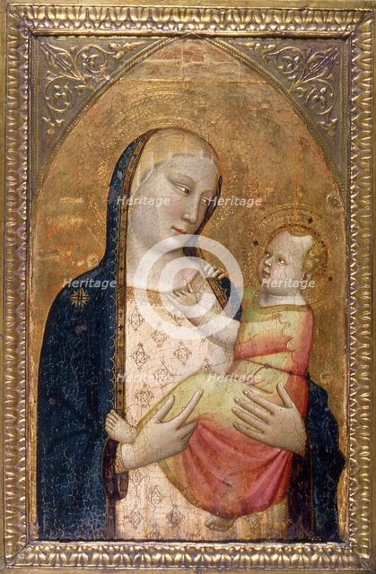 Madonna and Child, 1345-1349. Creator: Workshop of Bernardo Daddi.