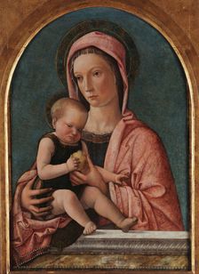 Madonna and Child, 1460-1465. Creator: Bellini, Giovanni (1430-1516)