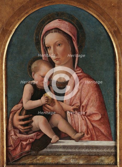 Madonna and Child, 1460-1465. Creator: Bellini, Giovanni (1430-1516).