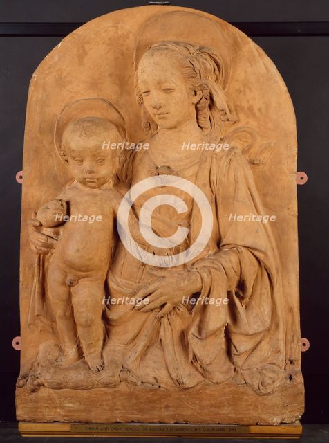 Madonna and Child, 1460-1470. Creator: School of Andrea Verrocchio.