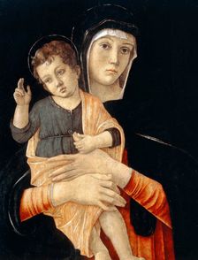Madonna and Child, 1475-1480. Creator: Bellini, Giovanni (1430-1516)