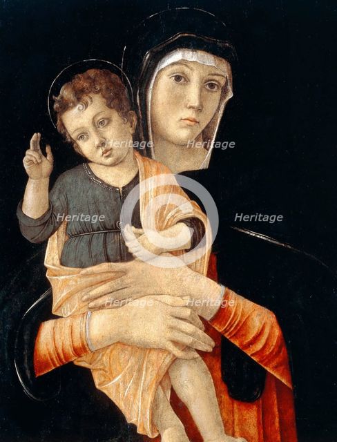 Madonna and Child, 1475-1480. Creator: Bellini, Giovanni (1430-1516).