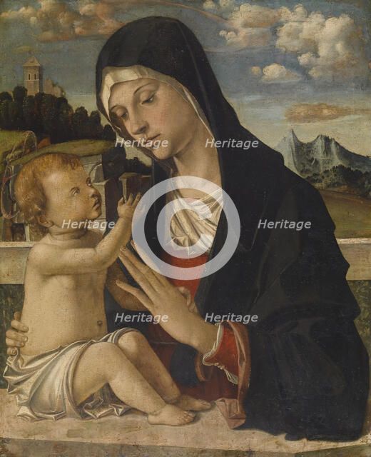 Madonna and Child, 1480-1485. Creator: Bartolomeo Montagna.