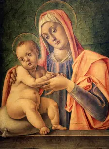 Madonna and Child 1490. Artist: Bartolomeo Vivarini