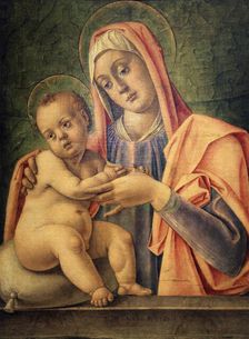 Madonna and Child 1490. Artist: Bartolomeo Vivarini