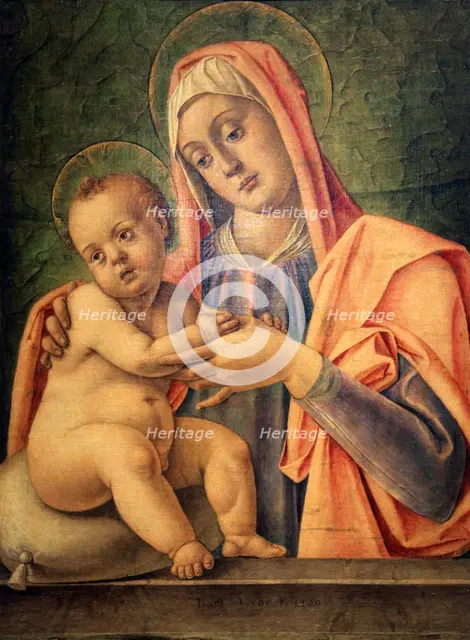 'Madonna and Child', 1490. Artist: Bartolomeo Vivarini