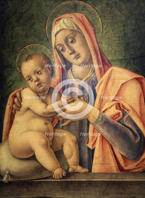'Madonna and Child', 1490. Artist: Bartolomeo Vivarini