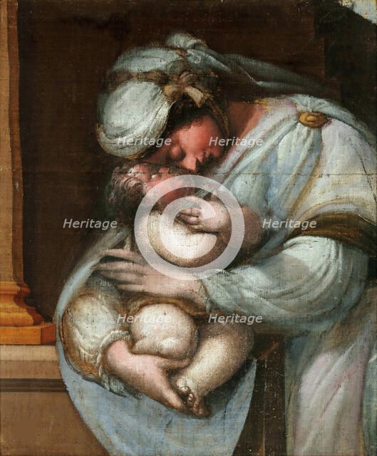 Madonna and Child, 1565-1569. Creator: Zanguidi (Bertoia), Jacopo (1544-1574).