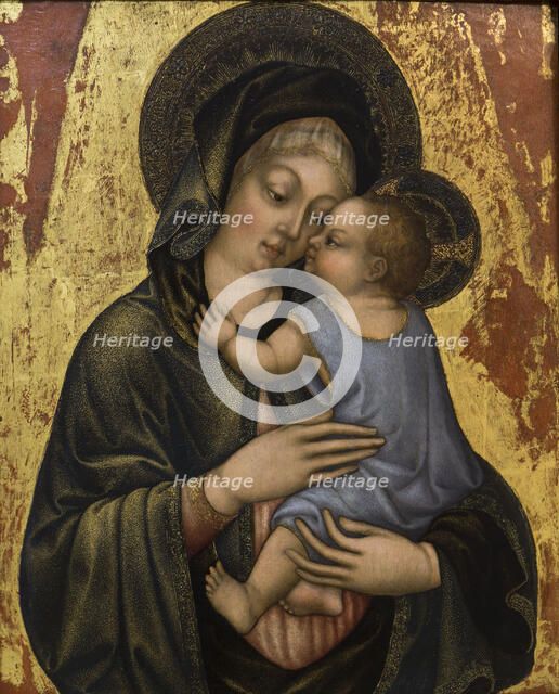 Madonna and child, 15th century. Creator: Giambono, Michele (ca1400-ca1462).