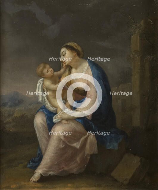 Madonna and Child, 1698. Creator: Andreas von Behn.
