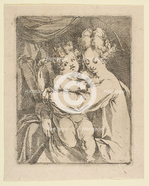 Madonna and Child, 1612-16. Creator: Jacques Bellange.