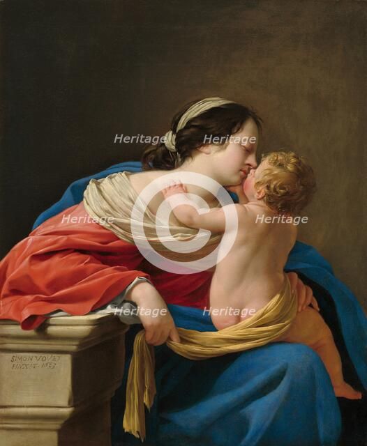 Madonna and Child, 1633. Creator: Simon Vouet.