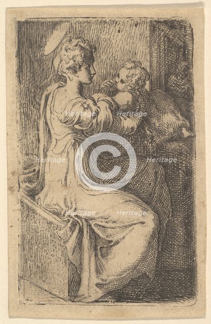 Madonna and Child, 16th century. Creator: Parmigianino.