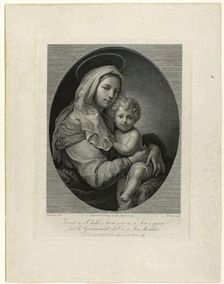 Madonna and Child, 1798. Creator: William Sharp