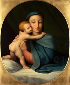 Madonna and child, 1817. Creator: Johann Scheffer von Leonhardshoff