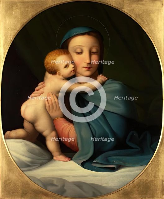 Madonna and child, 1817. Creator: Johann Scheffer von Leonhardshoff.