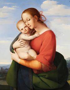 Madonna and child, 1821. Creator: Johann Scheffer von Leonhardshoff