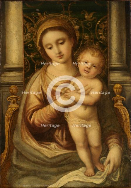 Madonna and Child, 19th century. Creator: Unknown.