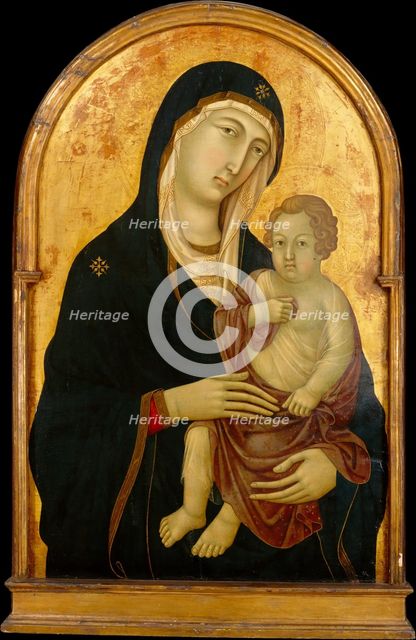 Madonna and Child, ca. 1325. Creator: Workshop of Ugolino da Siena (Ugolino di Nerio) (Italian, Siena, active by 1317-died ?1339/49).
