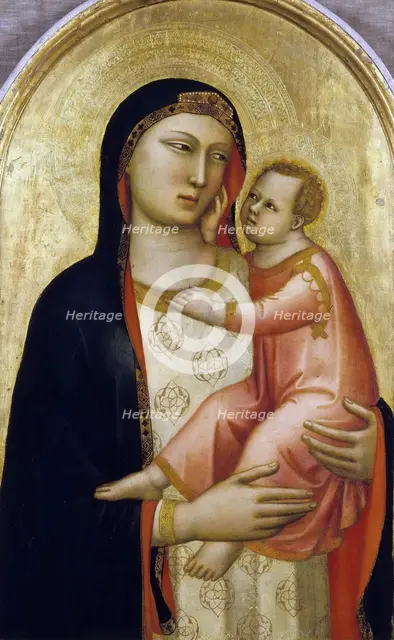 Madonna and Child, ca 1335. Creator: Daddi, Bernardo (1290-1350).