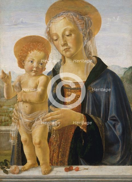 Madonna and Child, ca. 1470. Creator: Workshop of Andrea del Verrocchio (Italian, Florence 1435-1488 Venice).