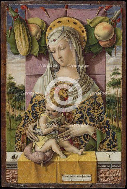Madonna and Child, ca. 1480. Creator: Carlo Crivelli.
