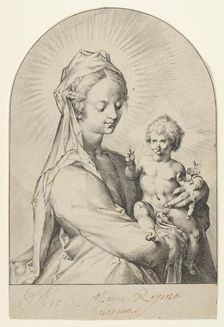 Madonna and Child, ca. 1593. Creator: Jan Muller