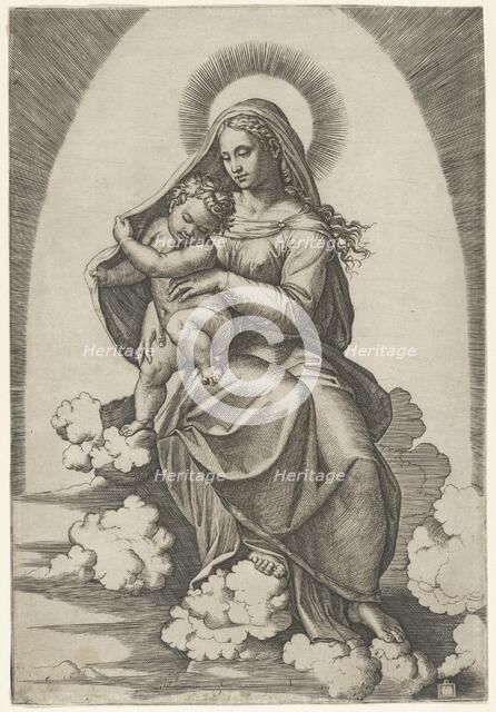 Madonna and Child, ca. 1512-16. Creator: Marcantonio Raimondi.
