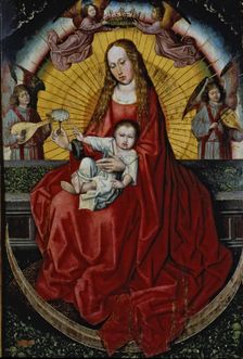 Madonna and Child central panel of an anonymous triptych