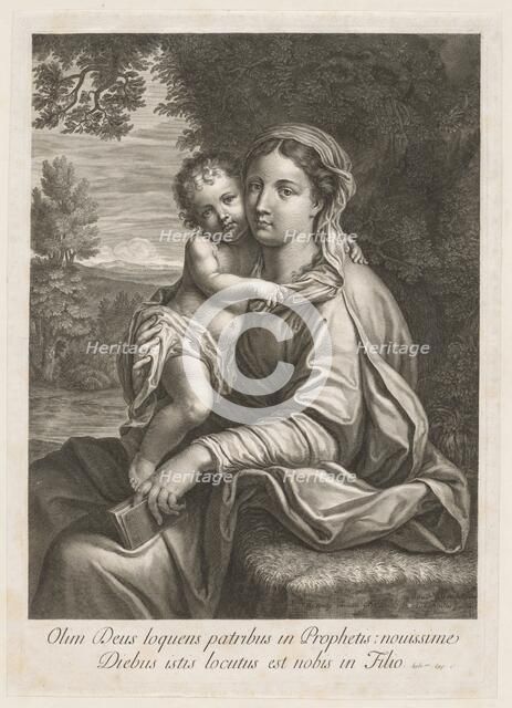 Madonna and Child. Creator: Jean Louis Roullet (French, 1645-1699).