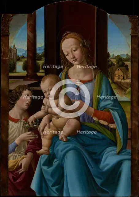 Madonna and Child, about 1490-1500. Creator: Studio of Lorenzo di Credi.