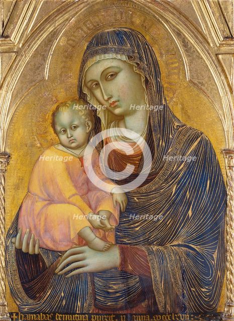 Madonna and Child. Artist: Barnaba da Modena (c. 1328 – c. 1386)
